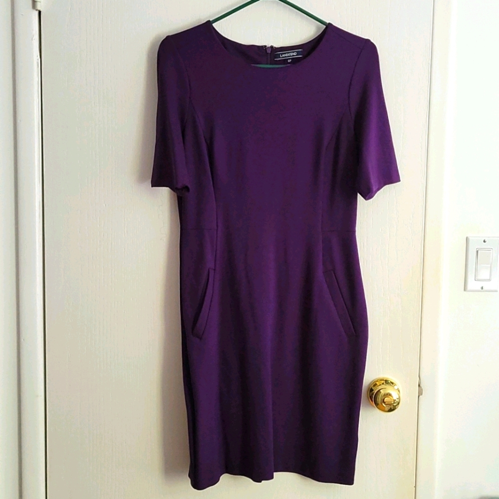 Purple work/career dress